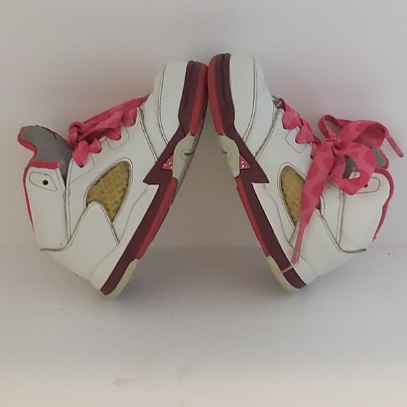 AIR JORDAN 5 Retro Infant Running Shoes 7C - Picture 6 of 8